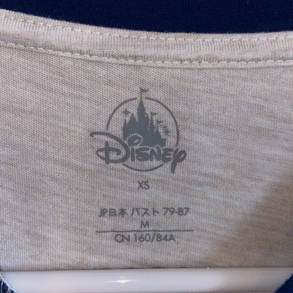 Disney Parks Snow White Jersey tee Women xsmall offwhite blue cotton polyester - Picture 5 of 7